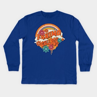 Retro Rainbow - Eskimo Callboy Kids Long Sleeve T-Shirt